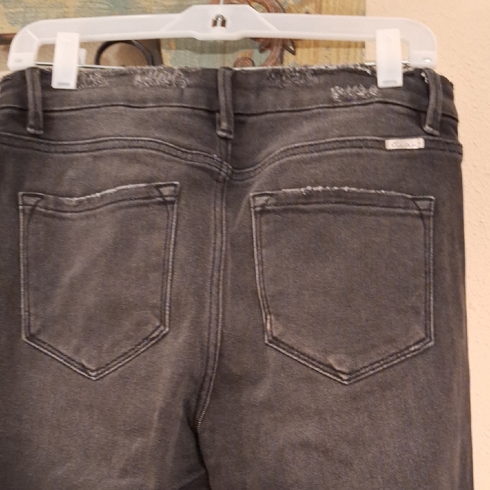 KanCan Black Distressed Skinny Jeans. Excellent Condition NWOT Size 12 - Picture 9 of 13